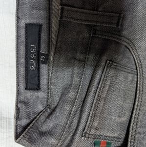 Gucci Gray Skinny Jeans